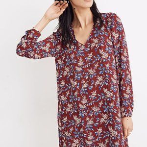 Madewell Button-Back Dress in Antique Flora
